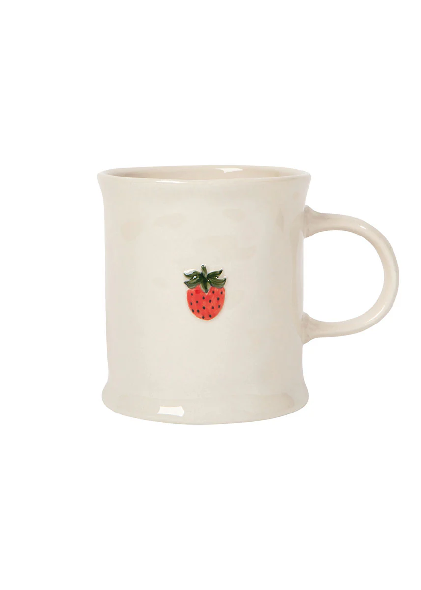 Strawberry Embossed Mug