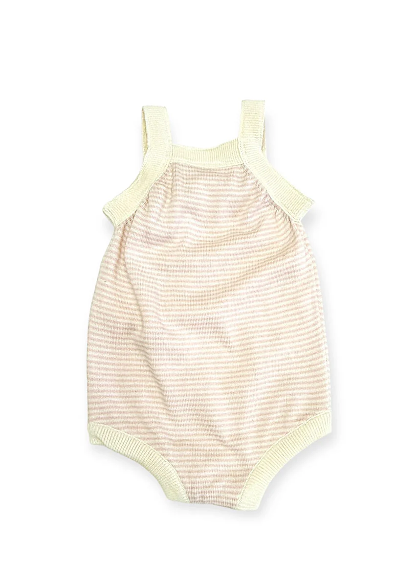 Strawberry Embroidered Ruffle Romper Set - Pink - Image 2