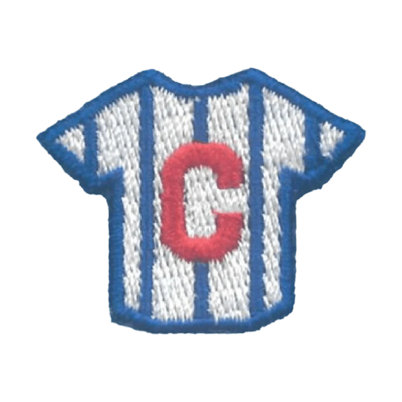 Striped Jersey Patch - Blue & Red