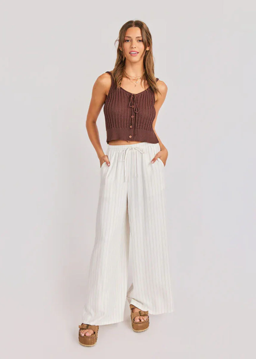 Sugarloaf Stripe Pants - White - Image 5