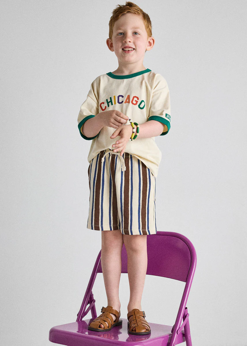 Sweet Home Chicago Oversized Ringer Tee - Image 3