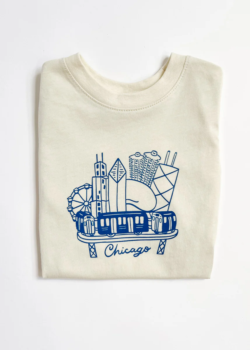 Sweet Home Chicago Skyline Baby & Toddler Tee - Image 4
