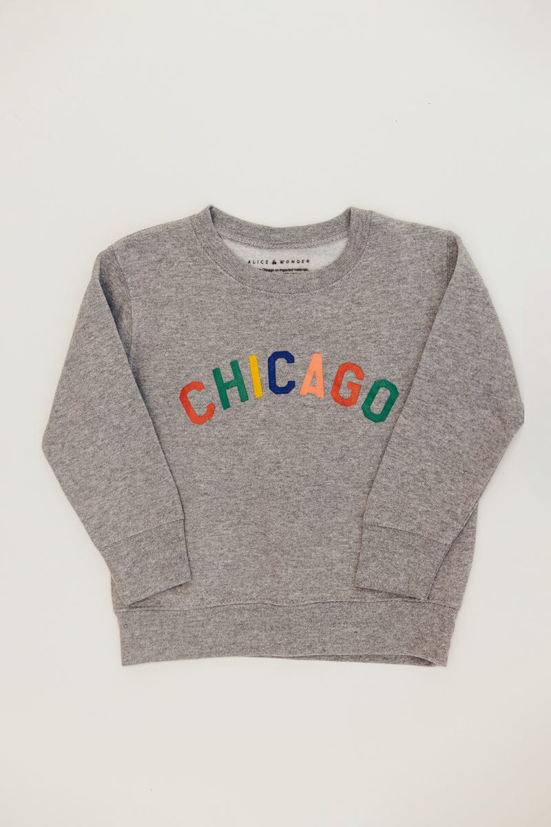 Sweet Home Chicago Toddler Sweatshirt - Heather Grey - Image 4
