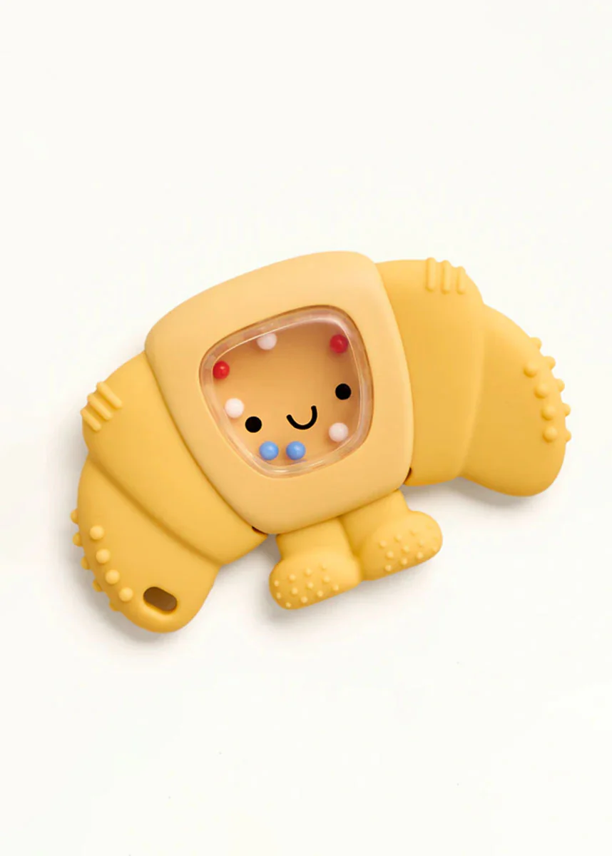 Sweetie Shake Plus™ Rattle & Teether - Chloe Croissant