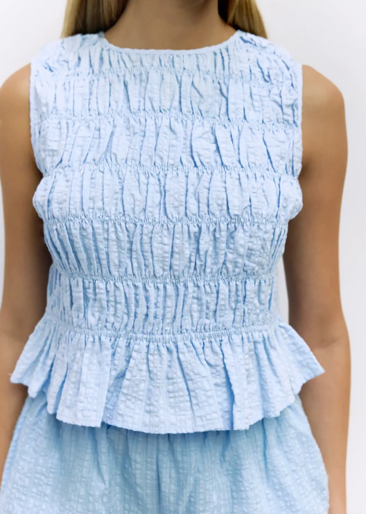 The Allyson Top - Blue - Image 3