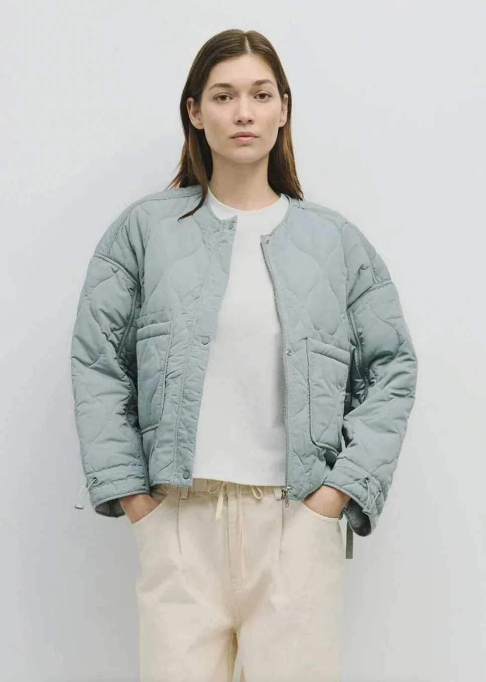 The Kara Jacket - Baby Blue - Image 3