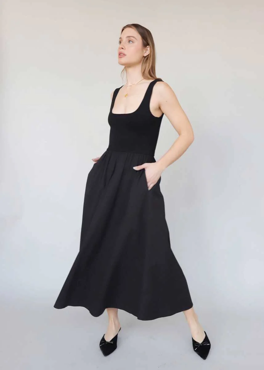 The Lucinda Dress - Black - Image 3