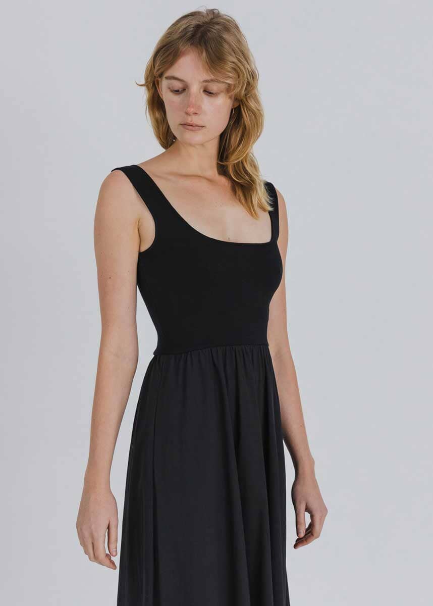 The Lucinda Dress - Black - Image 6