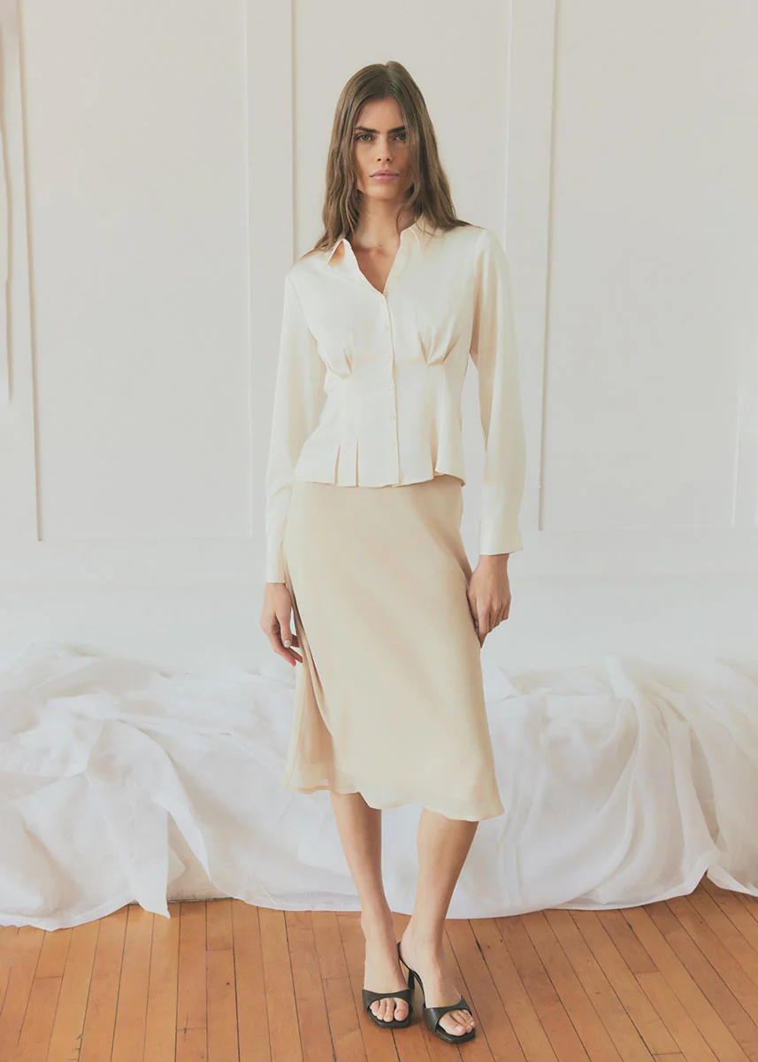 The Moya Skirt - Ivory - Image 5