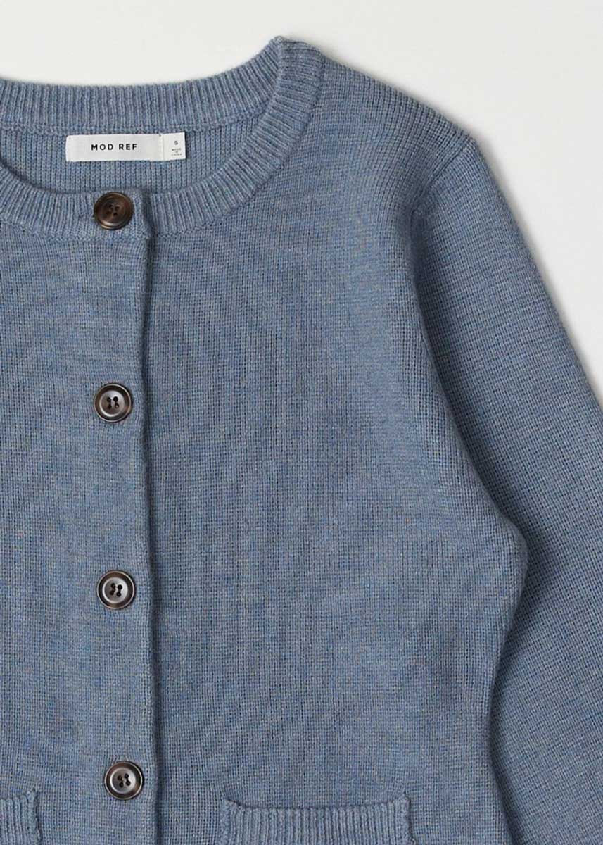 The Tyler Cardigan - Blue - Image 3