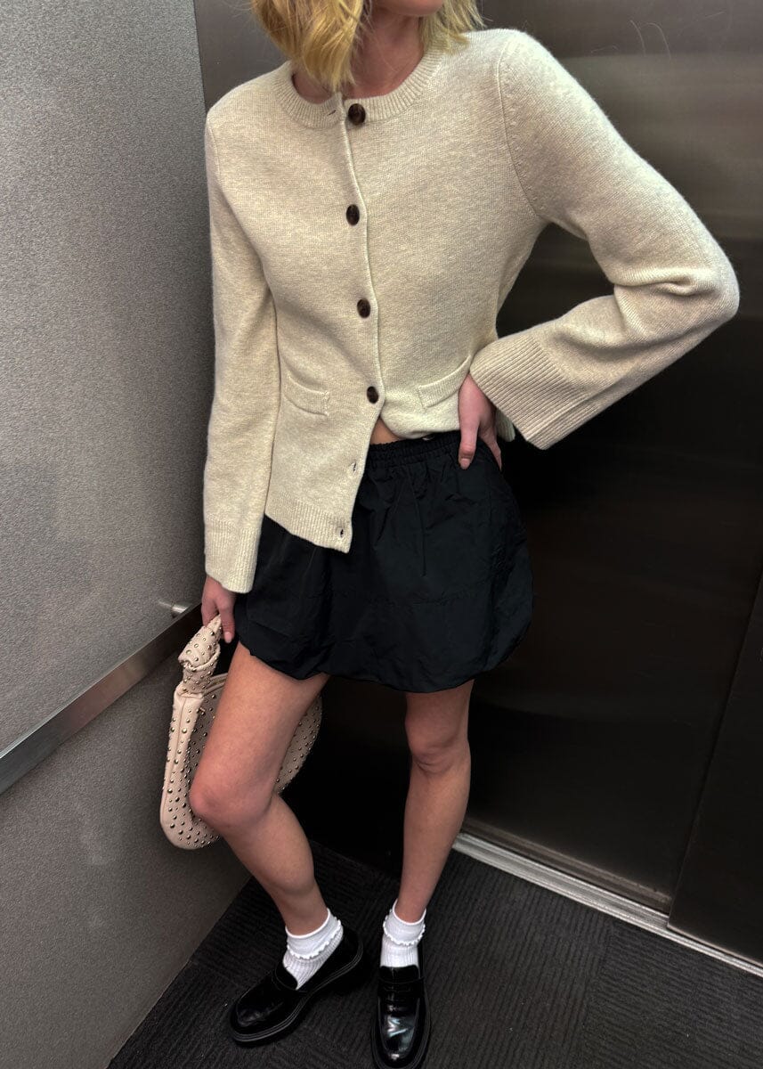 The Tyler Cardigan - Oatmeal - Image 8