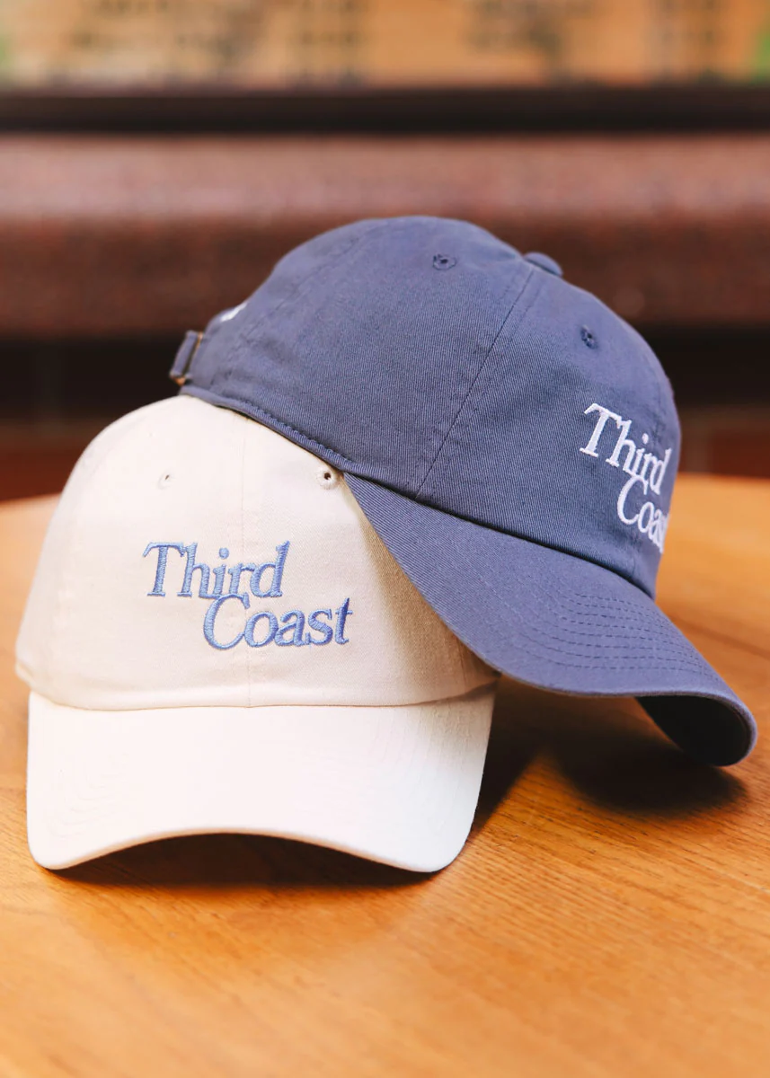 Third Coast Dad Hat - Ivory & Cobalt - Image 3