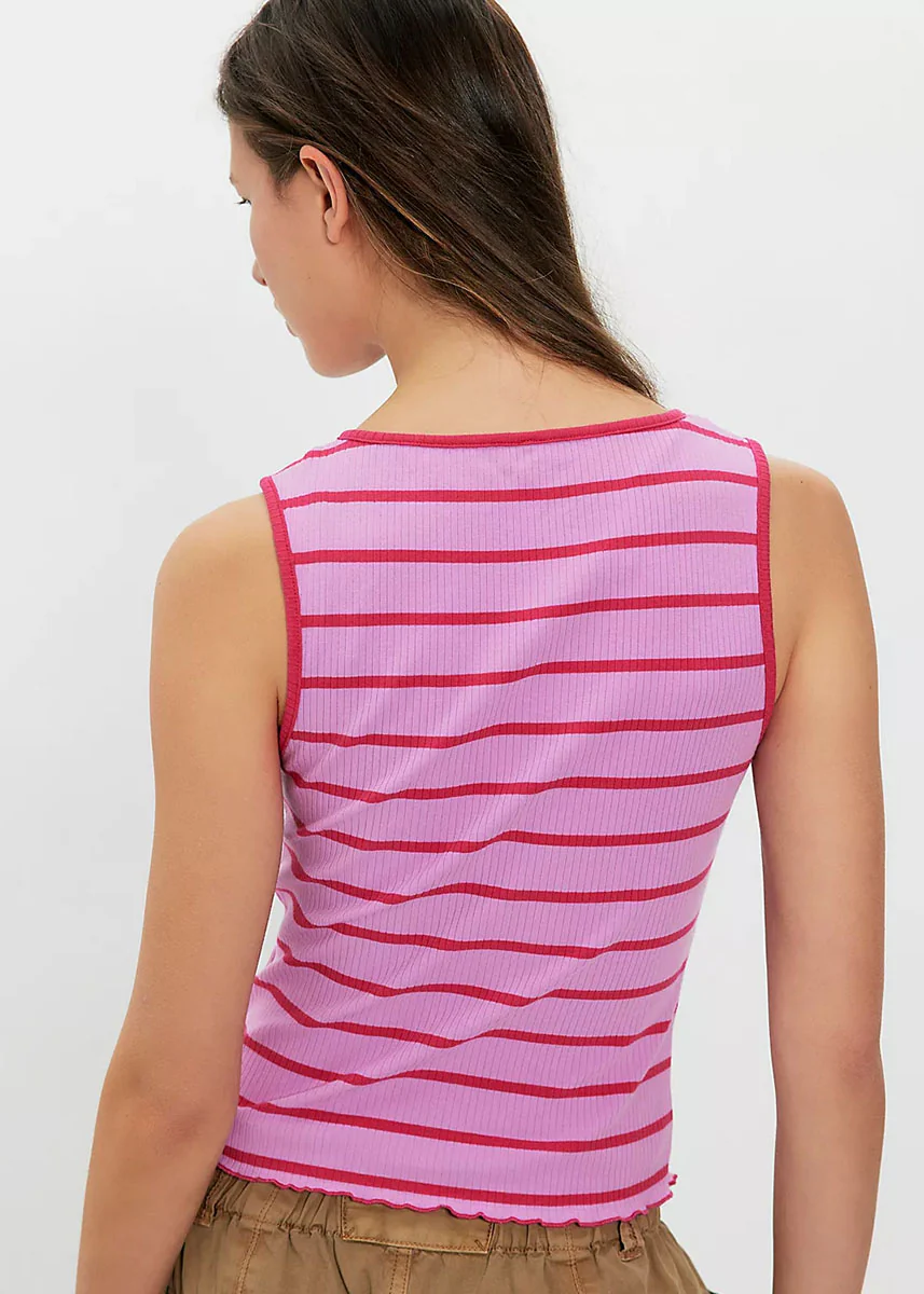 Tilly Striped Tank - Orchid Combo - Image 2