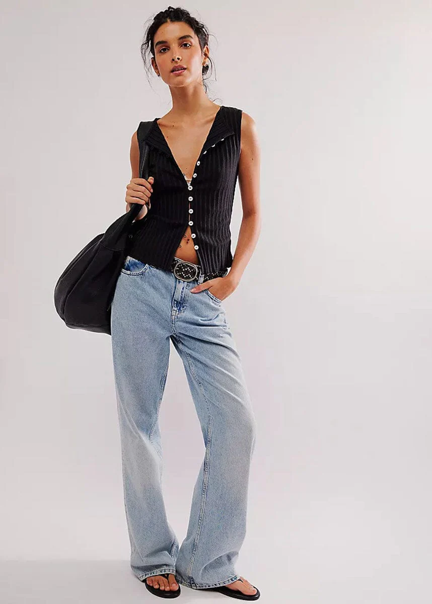 Tilly Vest - Black - Image 3