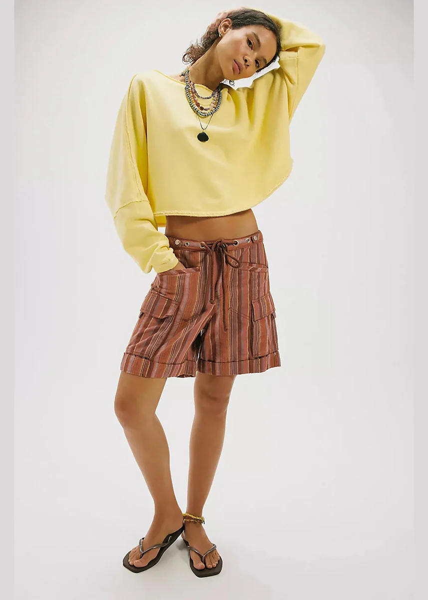 To The East Cropped Pullover - Double Butter - Image 4