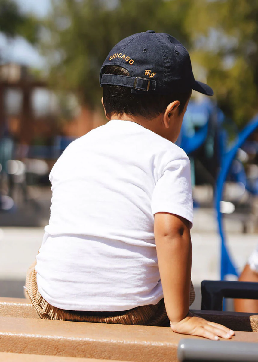 Toddler Bear Chicago Dad Hat - Navy - Image 3