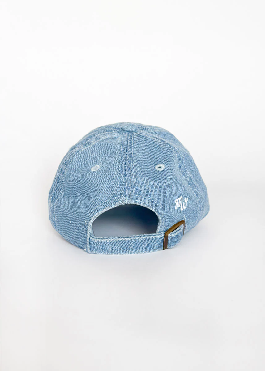 Toddler Tiny Chi Hot Dog Icon Hat - Denim - Image 5