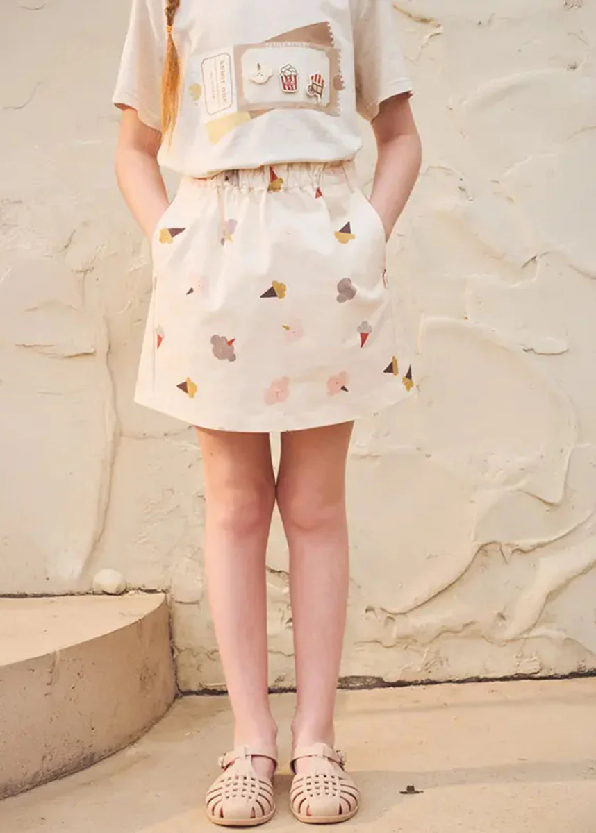 Twill Mini Skirt - Dessert Sky - Image 2