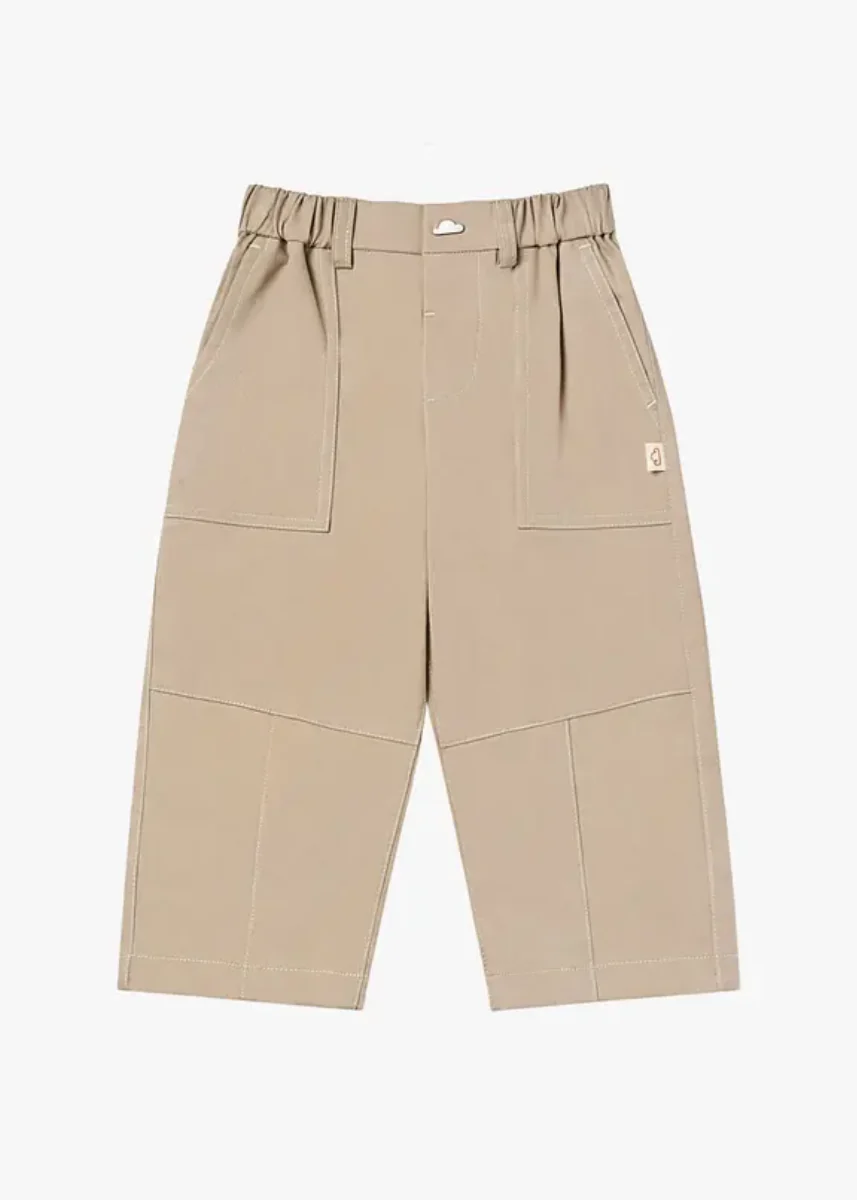 Twill Pant - Sandy Neutral