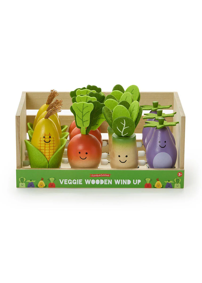 Veggie Wooden Wind Up Toy - Image 2