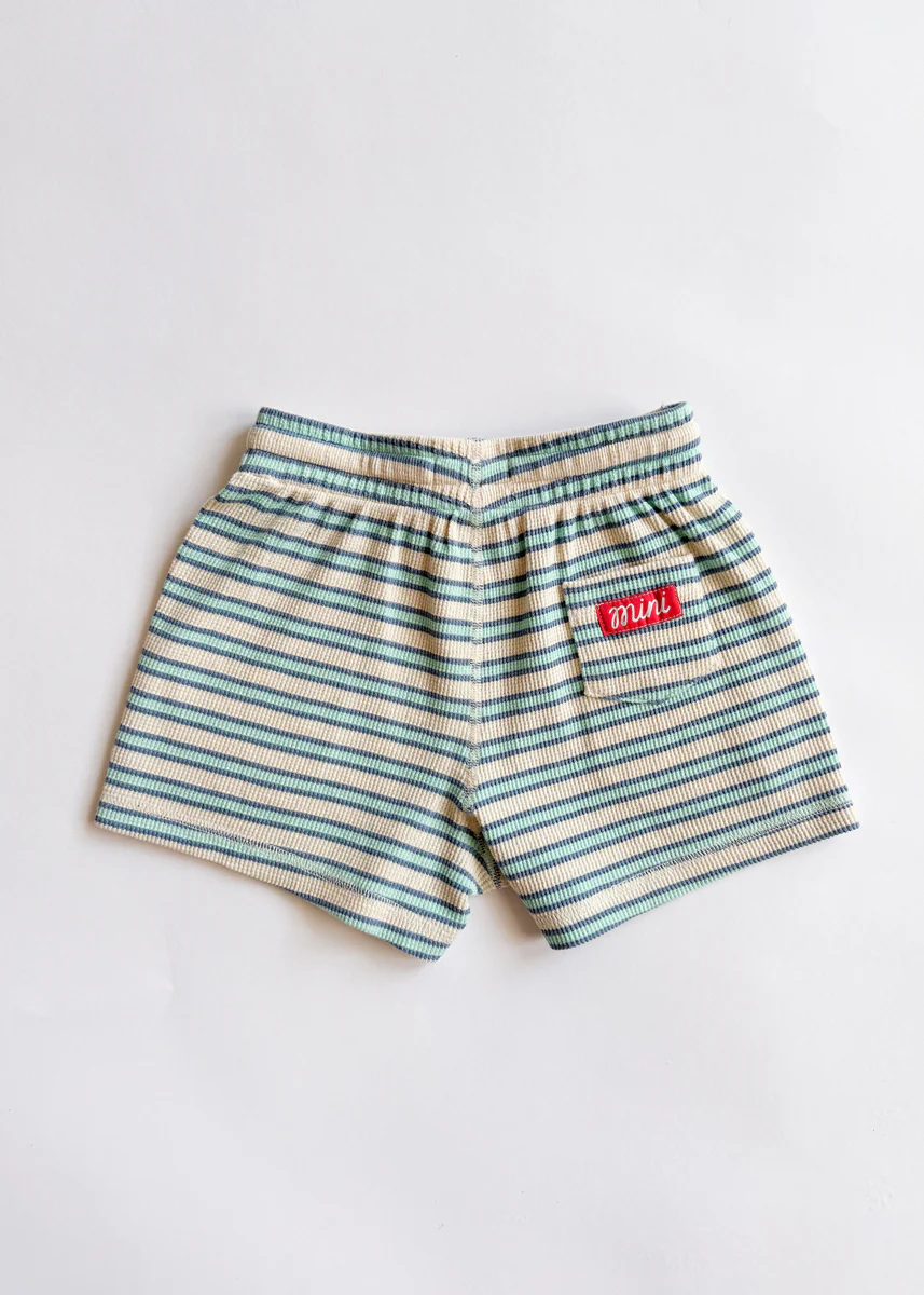 Waffle Striped Oversized Set - Blue Multi - Image 7