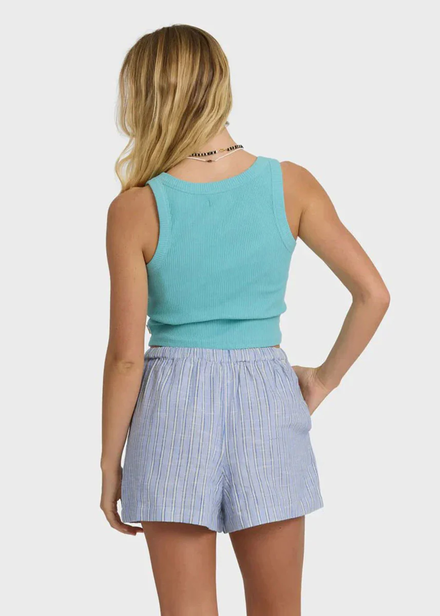 Wanderer Woven Print Short - Twilight Blue - Image 3