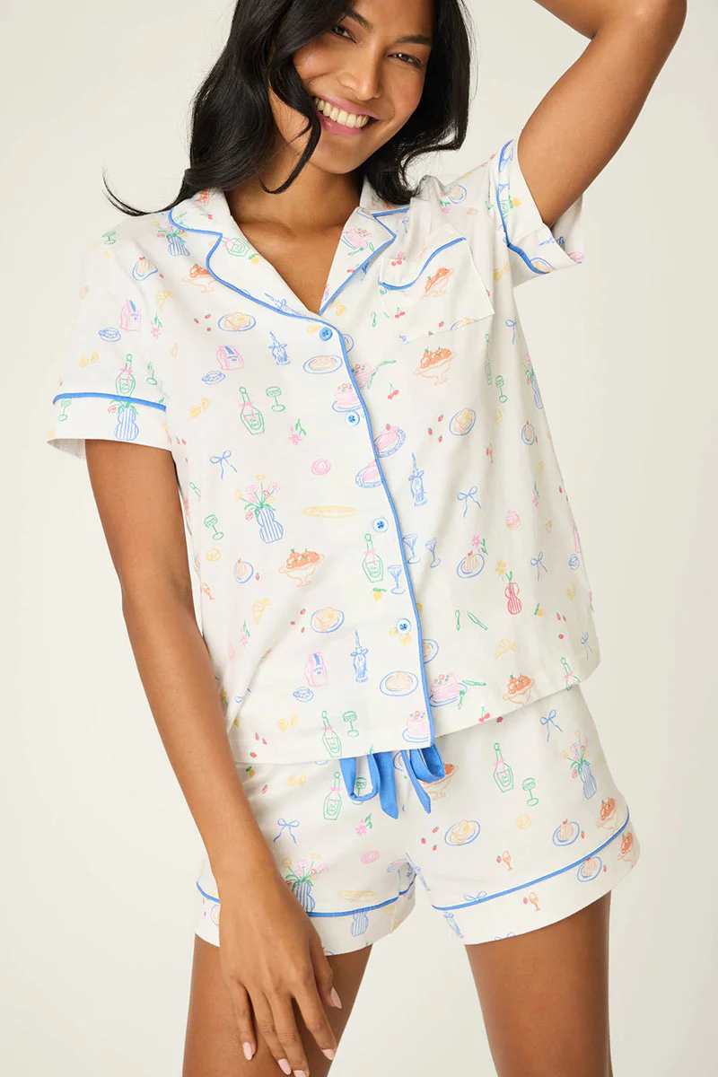 Whimsy Parisian Picnic Top - Ivory - Image 3