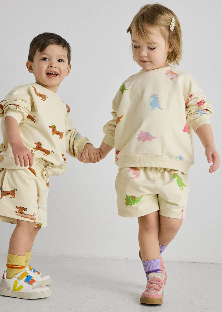 Wiener Dog Terry Oversized Sweatshort Set - Image 2