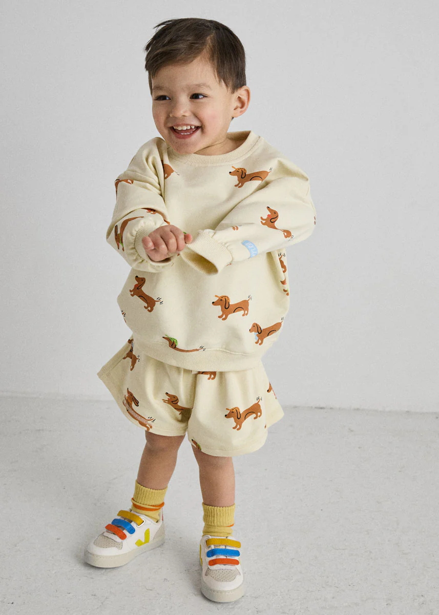 Wiener Dog Terry Oversized Sweatshort Set - Image 5