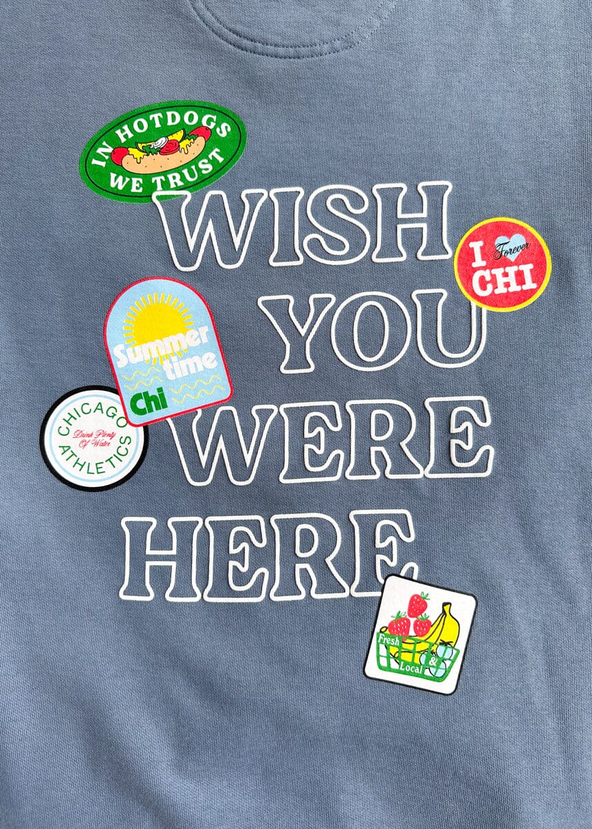 Wish You Were Here Crewneck Sweatshirt - Image 8