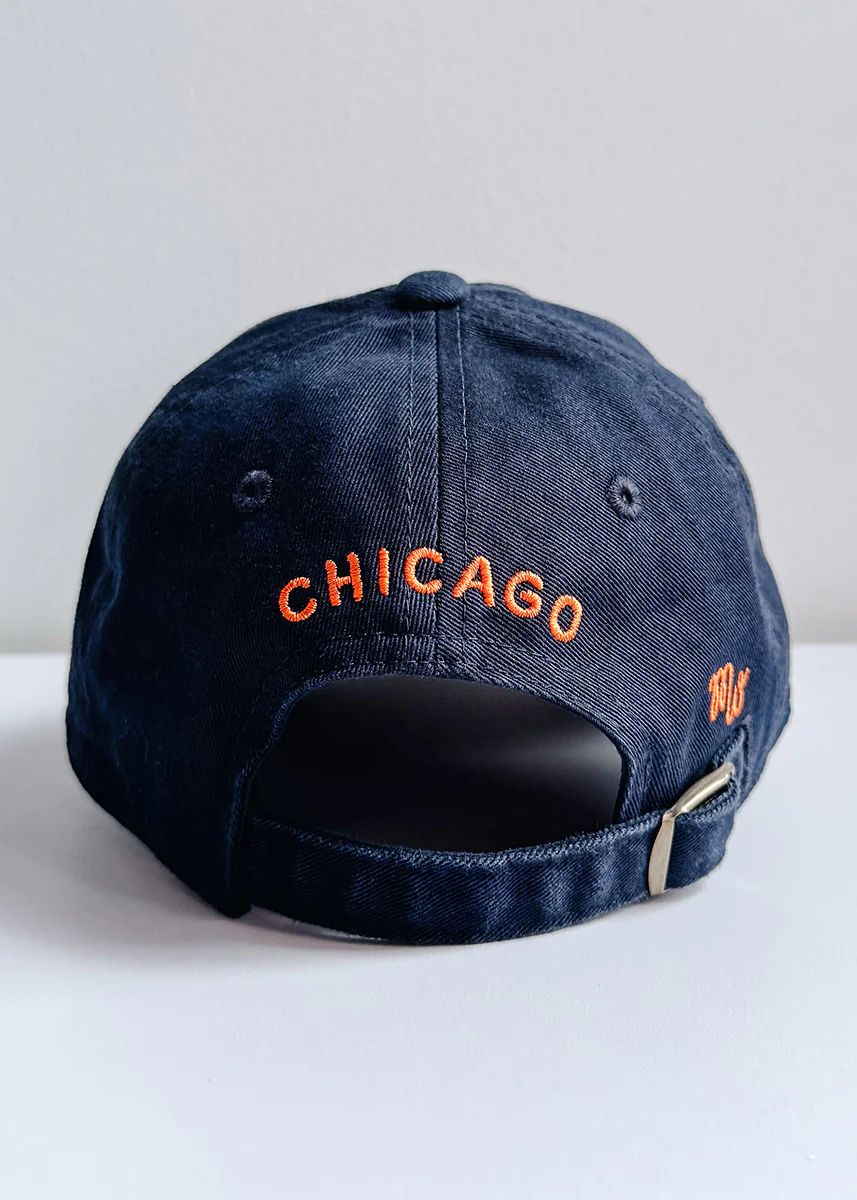 Youth Bear Chicago Dad Hat - Navy - Image 7
