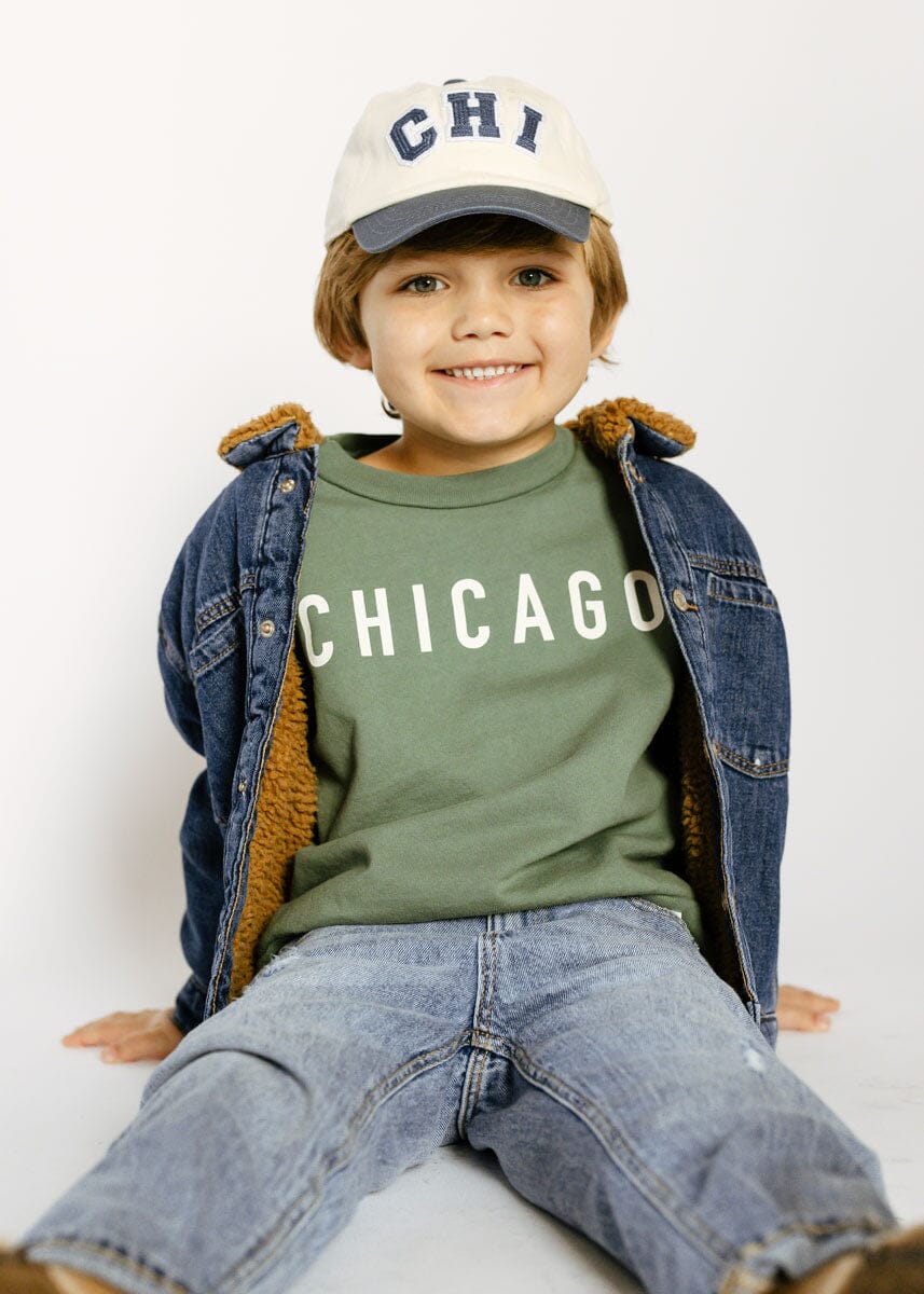 Youth Chi 2-Tone Baseball Cap - Breaker Blue - Image 5